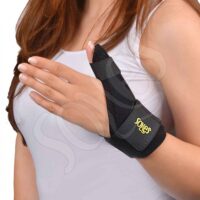 Thumb Positioning Perforated Wrist Splint (With Sizes)