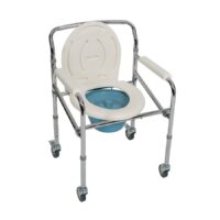 Foldable Wheeled Commode Chair