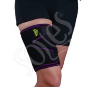 This breathable non-sweating product can be adjusted and completely fits the thigh. Keeps muscles loose and reduces pain by maintaining body heat. Used in spasm, crushing muscles, muscle inflammation. One size fits all.