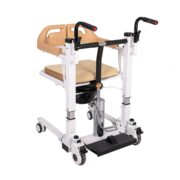 Transfer Chair with Hydraulic Toilet