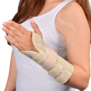 Thumb Positioning Wrist Splint (Beige Knitted Fabric)