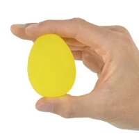 MVS Egg Ball, Hand Exercise Ball 1- Yellow (Lightest)