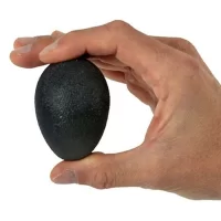 MVS Egg Ball, Hand Exercise Ball 5- Black (Very Hard)