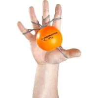 MVS Hand Master, Hand Finger Exercise Ball 3- Orange