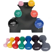 MVS Vinyl Dumbbell Weight, Dumbell 1 Piece