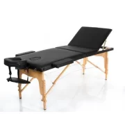 Wooden 3 Piece Massage Table Black