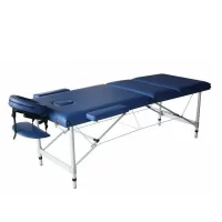 Metal 3 Piece Massage Table Blue