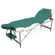 Metal 3 Piece Massage Table Green-Cream