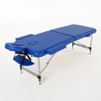 Metal 2 Piece Folding Massage Table Blue