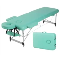 Metal 2 Piece Folding Massage Table Green